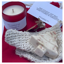 Load image into Gallery viewer, SM5 Holiday Gift Bag: Mini Candle &amp; Soap Combo
