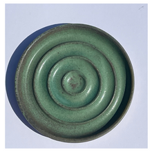 Load image into Gallery viewer, Allspice, Teakwood &amp; Clove Oat Shea Massage Soap with Soap Saver Bag and Dragon Fire Pottery SRQ Soap/Candle Dish.
